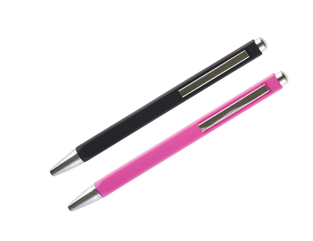 SQUARE RUBBER CLICK PEN – New York Press, Ink.